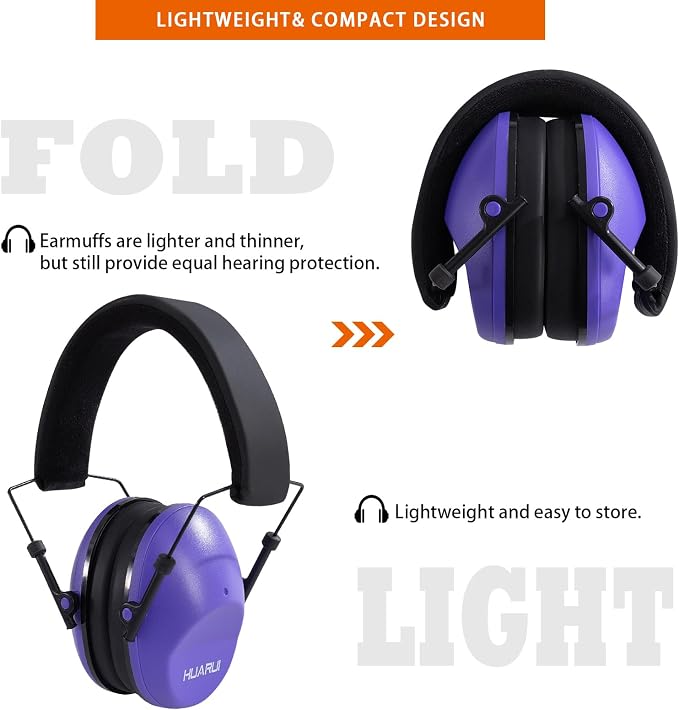 Ear Protection noise cancelling headphones For Adults, Children, Sensory Autism Hearing Protection Safety Earmuffs