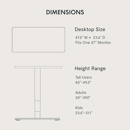 FLEXISPOT E6 Bamboo 3-Stage Dual Motor Electric Standing Desk 48 x 24 Sit Stand Up Desk, Holds 220 lbs, Adjustable Height w/Memory Presets, Solid Walnut Bamboo Desktop & White Frame, Ships in 2 Boxes