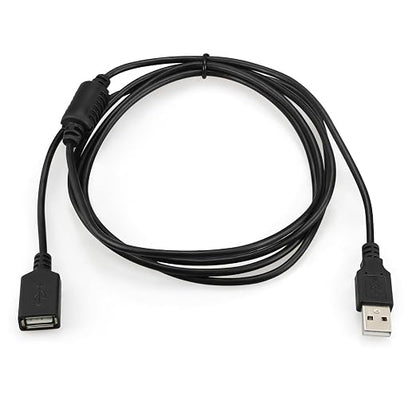 5 ft USB-A 2.0 Extension Cable Male to Female - Data Transfer and Charging, Shielded