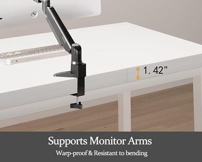Long Computer Desk for 2 People, 70 Inch Large Double Desk with Deep Desktop,Modern White Computer Desk for Home Office Workstation