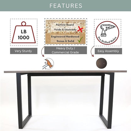 UrbanHaus Astor Home Office Desk (29.5 x 48 x 24)