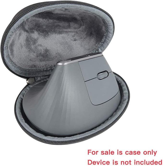 Hermitshell Hard Travel Case for Logitech MX Vertical Wireless Mouse (Black, Case for MX Vertical)