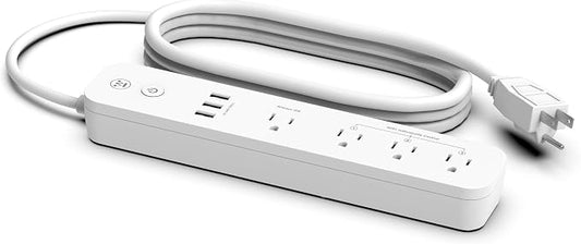 Westinghouse 94012 WH-320 Wi-Fi Smart Power Strip, Compatible with Alexa, Google Home & IFTT, No Hub Required, White