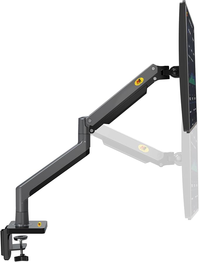 NB North Bayou Dual Monitor Arm Ultra Wide Full Motion Swivel Monitor Mount for 22''-32'' Monitors Load Capacity from 4.4 to 26.4lbs for Each Arm Height Adjustable Monitor Stand G35