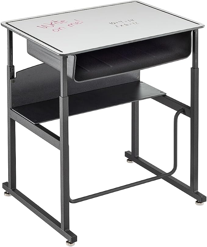 Safco Alphabetter Desk, 28" x 20", Dry Erase Classroom and Home School Desk