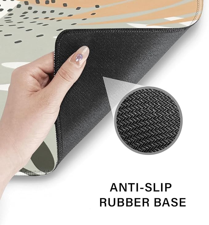 Desk Pad and Keyboard Wrist Rest, Large Mouse Pad + Keyboard Pad+Mouse Wrist Support, Non-Slip Desk Mat Protector for Office, Home 31.5×11.8 Inches Aesthetic Design