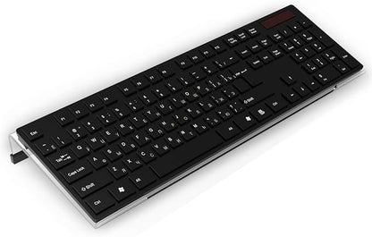 KOTEMON Acrylic Tilted Computer Keyboard Stand for Ergonomic Typing, Keyboard Tray Holder with Silicone Non-Slip Case, Clear