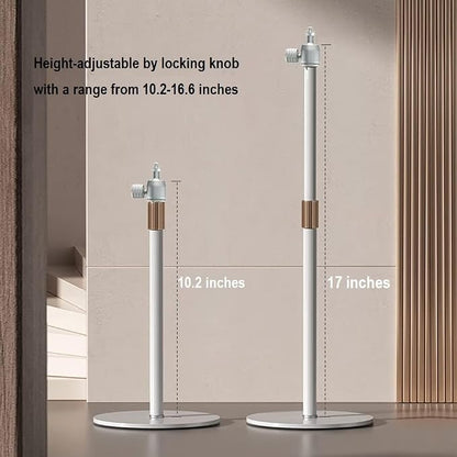 White Webcam Magnetic Stand Holder for Logitech Brio 100, Brio 300,Brio 500,C270,C310 webcams