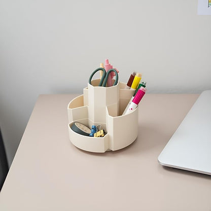 Pen Organizer for Desk Pencil Cup Office Desktop Organizers Cute Pencil Holder Stationery School Supplies for Office, Home, School