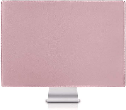 MOSISO Monitor Dust Cover 22, 23, 24, 25 inch Anti-Static Dustproof LCD/LED/HD Panel Case Computer Screen Protective Sleeve Compatible with iMac 24 inch, 22-25 inch PC, Desktop and TV, Pink