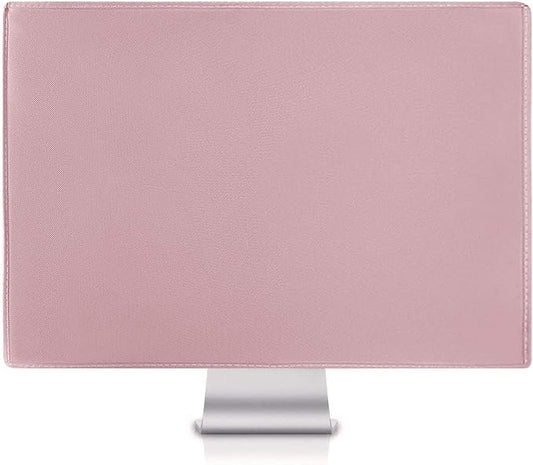 MOSISO Monitor Dust Cover 26, 27, 28, 29 inch Anti-Static Dustproof LCD/LED/HD Panel Case Computer Screen Protective Sleeve Compatible with iMac 27 inch, 26-29 inch PC, Desktop and TV, Pink