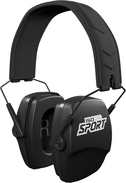 ISOtunes DEFY Slim Passive Earmuffs: Noise Isolating Over-Ear Hearing Protection with Foam Cushions, and Adjustable Headband