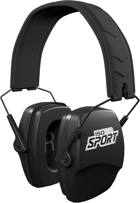 ISOtunes DEFY Slim Passive Earmuffs: Noise Isolating Over-Ear Hearing Protection with Foam Cushions, and Adjustable Headband