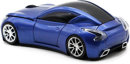 Ai5G Race Car Mouse Wireless Sports Car Shaped Mouse 2.4Ghz Computer Optical Mice with Led Light for Desktop Laptop