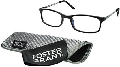 Foster Grant mens Kramer E.readers™ Reading Glasses Rectangular Blue Light Filtering Glasses