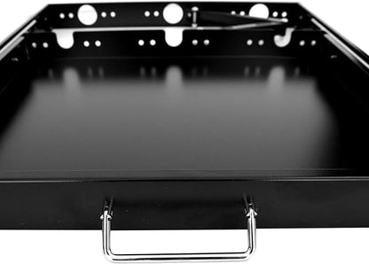 GlobalRack 1U Keyboard Drawer, 17.75" Depth, Extends to 27", Soft-Close | 1U keyboard drawer | 1U rack drawer | Soft-close damping | Foldable handle | Built-in cable management | Heavy-gauge stee
