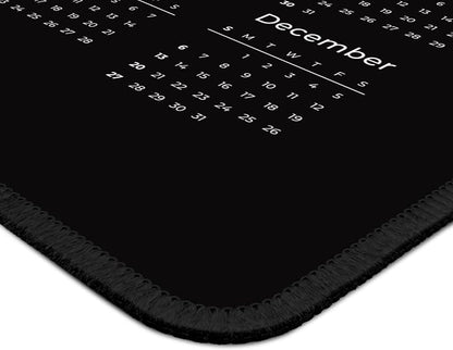 Hilis Personalized 2026 Mouse Pad Calendar, Custom Desk Mat, Gaming Office Work Desk Mat, 4 Sizes Mousepad, Office Supplies & Accessories Gift D07