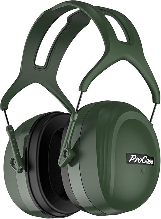 ProCase Extra Large SNR 37dB Noise Cancelling Headphones NRR 30dB Ear Muffs | Hearing Protection for Adults Noise Reduction, Wide Size Adjustment and Comfortable