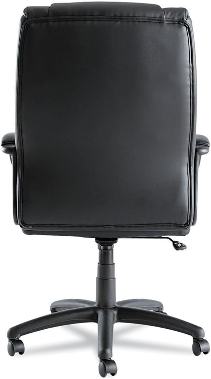Alera Fraze Series High-Back Swivel/Tilt Chair, Black Leather