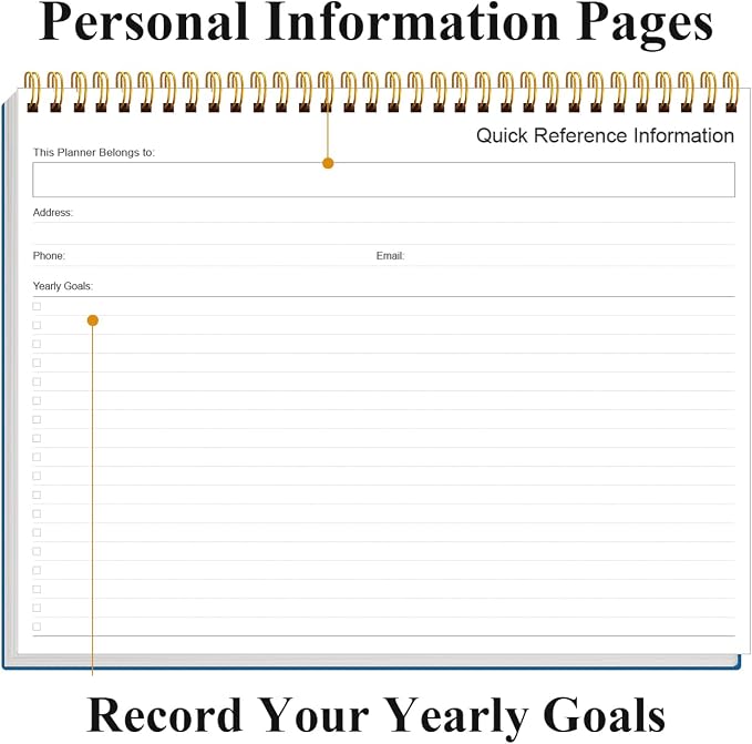 Weekly Productivity Dashboard - 8.5" x 11" Dashboard Desk Notepad Has 6 Focus Areas to List Tasks for Goals, Projects, Clients, Academic or Meal-Organize Your Daily Work Efficiently, 54 Weeks, Blue