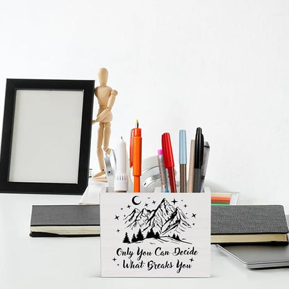 Book Gifts for Book Lovers Reader Writer Librarian book Wooden Pencil Holder desk decor for Library Office Home Christmas Birthday Holder2822