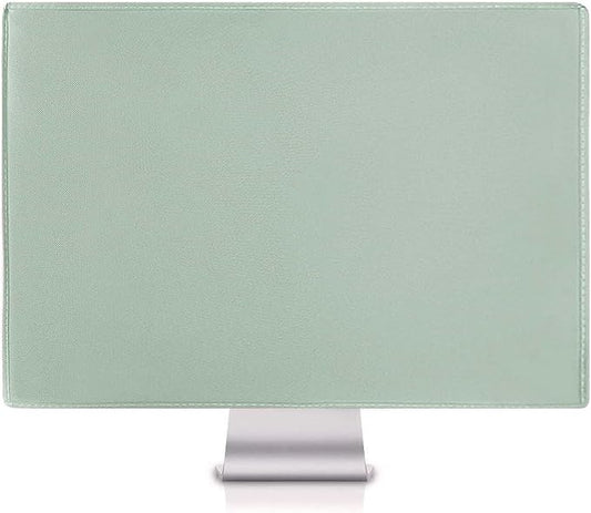 MOSISO Monitor Dust Cover 22, 23, 24, 25 inch Anti-Static Dustproof LCD/LED/HD Panel Case Computer Screen Protective Sleeve Compatible with iMac 24 inch, 22-25 inch PC, Desktop and TV, Antique Green