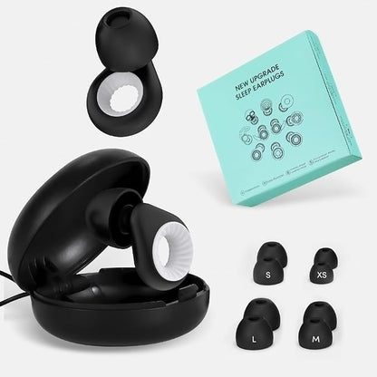 Ear Plugs for Noise Reduction, Reusable High Fidelity Earplugs for Concerts, Musicians, Motorcycles, Study, Parent, Party, Flights & Noise Sensitivity, 25-30dB Noise Cancelling Black White