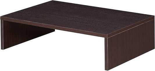 Convenience Concepts Designs2Go Small TV Riser 23.75", for TVs up to 26" - Contemporary TV or Computer Riser for Living Room, Modern Office, Den, Espresso