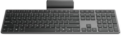 Lenovo 700 Modern Wireless Keyboard, 2.4 GHz Dongle & Dual Bluetooth Connection, AES-128 Encryption, 36 Month Battery Life, Luna Grey