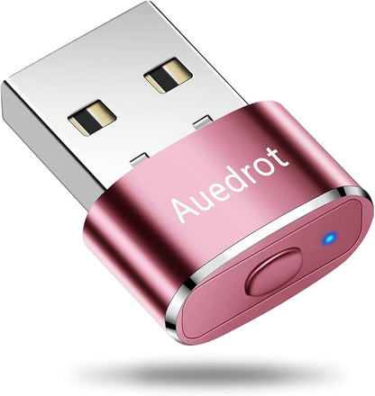 AUEDROT Mouse Jiggler Undetectable Jiggers USB Mover with Switch Button,Automatic Wiggler 2 Jiggle Modes,Mouse Device,Plug & Play,Keep Computer/Laptop Awake,Rose Gold,1 PCS