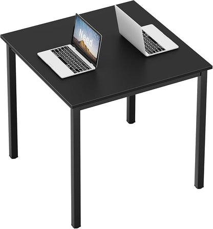 SogesHome 31.5inches Computer Desk PC Desk Office Desk Workstation for Home Office Use Writing Table, Black(31.5''Lx31.5''W)