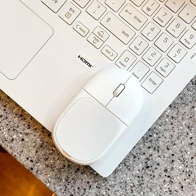 Magnito – Magnetic Wireless Bluetooth Mouse for MacBook, iPad, Laptop, Windows, Chrome OS, Linux – Compact & Portable, Slim, Lightweight, Quiet Clicks – The Best Travel Mouse (Snow White)
