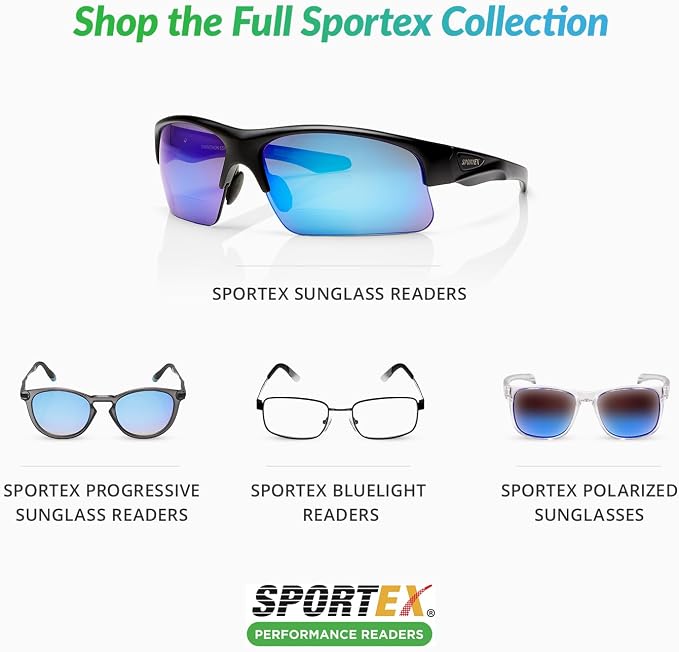 SPORTEX SAV Men's AR4163 Reading Glasses - Flexible, Durable, Lightweight, High-Performance Readers For Men