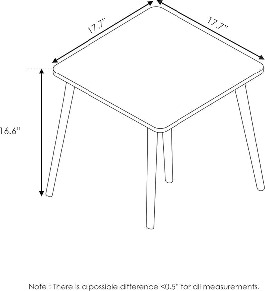 Furinno Decorative Hallway End Table, Set of 2, Oak