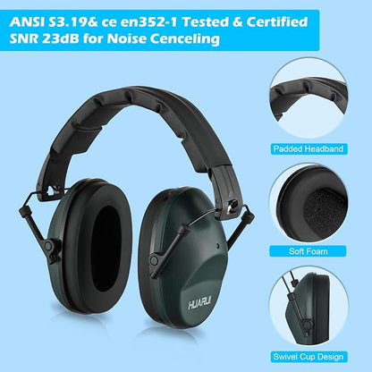 Ear Protection noise cancelling headphones For Adults, Children, Sensory Autism Hearing Protection Safety Earmuffs
