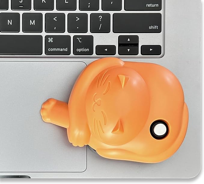 Magic Pet Touchpad Jiggler - Undetectable Natural Trackpad Movement, No USB, No Software, Patented | Mechanical Mouse Mover Made in USA, Keeps Laptop Screen Active, Cordless Silent for Remote Work