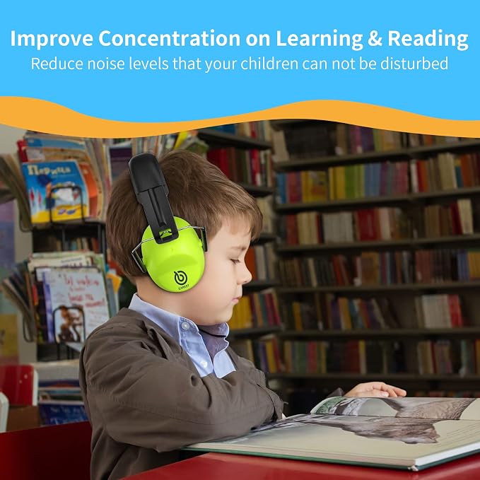 Protection Ear Muffs, Noise Reduction Safety Ear Muffs Shooting Earmuff NRR 20 dB Ear Defenders for Adults and Kids