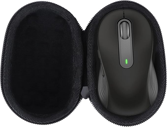 Lebakort Storage Case Compatible with Logitech Signature M650 / M550 Mouse (Black Case)