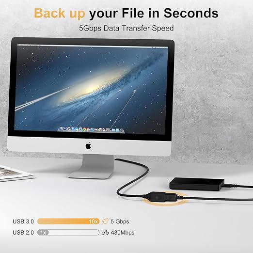 10FT USB Extension Cable,USB 3.0 Extender USB-A Extension Cord Type A Male to Female Fast Data Transfer for PC,Keyboard,Mouse,Flash Drive,Webcam,Computer,Hard Drive,Printer,Headset,USB Hubs,Camera