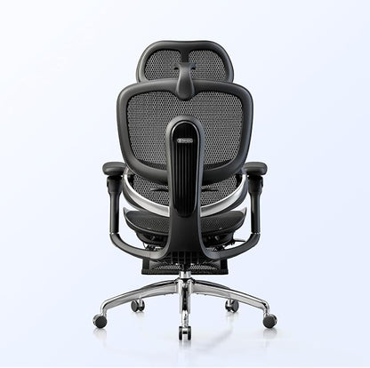 SIHOO Doro C300 Pro V2 Ergonomic Office Chair with Footrest & Full-Body Adaptive Support, 8D Armrests & Breathable Mesh, Comfy High Back Desk Chair for Long Hours, 135° Recline,2 Packs, Jet Black