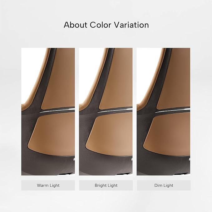 EUREKA ERGONOMIC Renee Executive Office Chair, Big and Tall High Back Fiber Leather Desk Chair with Adjustable Headrest and Lumbar Support, Comfy Computer Chair with Soft Padded Armrests, Brown