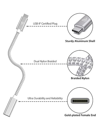 Faracent USB C Extension Cable (10Gbps), USB 3.2 Type C Male to Female Extension Charging Sync for iPhone 17 16 15 Pixel PSVR2 MacBook Air Pro/New iPad Dell XPS Surface Book 6ft Silver
