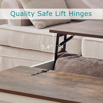 Farmhouse End Table Set with Charging Station, Living Room Tables with Hidden Storage, Wood Square Sofa Bedside Tables, Night Stand with Power Outlet and Door, White