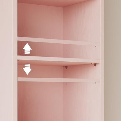 IRONCK Tall Narrow Bookshelf 8 Tiers, Compact Corner Bookcase, Floor Standing Display Storage Shelves 71 in Tall, Easy to Match for Living Room, Office, Study, Bedroom