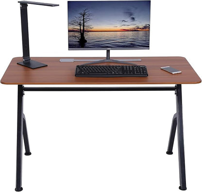 ApexDesk 47" Computer Desk, Modern Simple Style Desk for Home Office, Study Student Writing Desk - Apple