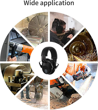 Protection Ear Muffs, Noise Reduction Safety Ear Muffs Shooting Earmuff NRR 20 dB Ear Defenders for Adults and Kids