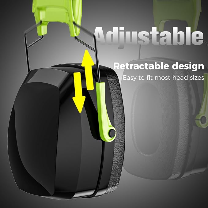 ProCase Extra Large SNR 37dB Noise Cancelling Headphones, Hearing Protection Ear Muffs for Noise Reduction NRR 35dB