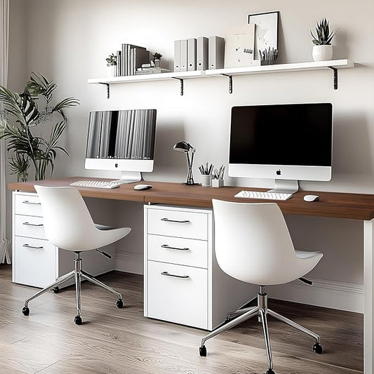 Kaboon Universal Table Top 59.1x20 inches, Solid One-Piece Desktop for Sit Stand Desk, Double Desks, L Desk DIY,Wood Countertop Home or Commercial Use,1 inch Thick, Dark Walnut