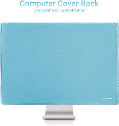 MOSISO Monitor Dust Cover 26, 27, 28, 29 inch Anti-Static Dustproof LCD/LED/HD Panel Case Computer Screen Protective Sleeve Compatible with iMac 27 inch, 26-29 inch PC, Desktop and TV, Sky Blue