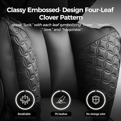 COMHOMA Big and Tall Office Chair Heavy Duty Wide Ergonomic Gaming Chair with Deluxe Embossing Designed Leather with Foot Rest,150°Reclining Adjustable Armrests Pocket Spring Back Support and Pillow